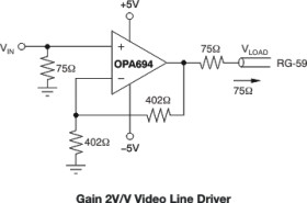 WideBand, Low-Power, Current Feedback Amplifier