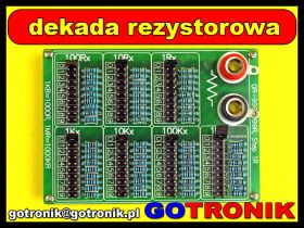 Dekada rezystorowa 0 - 10MOhm / 0.25W