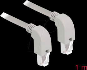 85859 Network cable RJ45 Cat.5e SF/UTP downwards / downwards angled 1