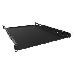 Hammond ADSU1825BK 1U Depth Adj Shelf 457mm-635mm Solid Black