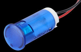 QS123XXB24 Indicator LED, 24 V DC, 12 mm, wired, blue