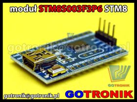 Mini moduł z STM8S003F3P6 STM8