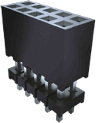 Samtec Gniazdo PCB ESQT 40 -pinowe 2-rzędowe raster: 2 mm Otwór przelotowy Płytka-płytka Lutowie Pionowy