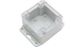 Obudowa ogólnego użytku Poliwęglan szerokość zew. 82 mm długość zew. 80 mm wys. zew. 55 mm RND IP67 Jasnoszary