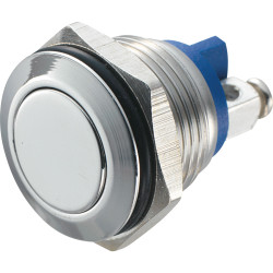 Zip Switch GQ 16F-S 16mm IP65 Vandal Resistant Switch SPST Off-(On)