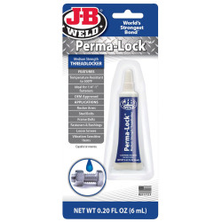 J-B Weld 24206UK Perma-lock Blue Medium Strength Threadlocker 6ml