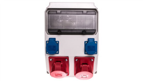 Rozdzielnica Budowlana Adamów 32A/5P, 16A/5P, 2X2p+Z 9036830W