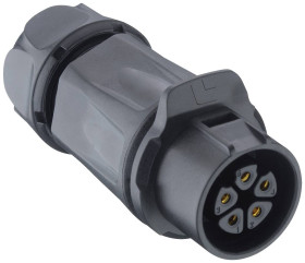 Lutronic 2640 02 T12CB A Złącze okrągłe złącze żeńskie proste 1 szt.