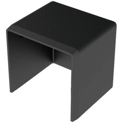 KOPOS 8641_FB Cable Duct Endpiece 40mm Black Wall/Ceiling Mount