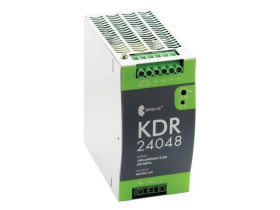 Zasilacz impulsowy KDR 24048 230/ 48VDC 5A 240W na szynę DIN, Uzas: 88-264VACVAC, Ta70, 17000-1818