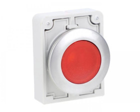 Napęd przycisku 30mm płaski czerwony z podświetleniam z samopowrotem M30C-FDL-R 182926