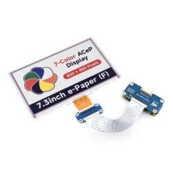 7.3" ACeP 7-Color E-Paper E-Ink Display Module (800×480)