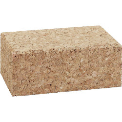 kwb 484900 hand sanding block cork 40x80x120mm for small surfaces