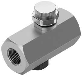 Zawór przepływowy Festo Gwintowany Kontrola przepływu GR