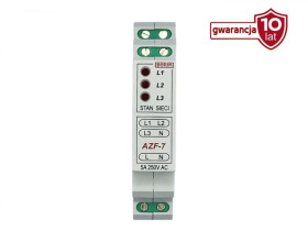 Automatyczny przełącznik faz AZF-7 5A 250V 1P TRMS, czas przeł. ok. 100ms
