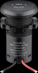 65904 Caravan USB-C socket, 60 W