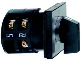 Przełącznik piórkowy krzywkowy zasilania awar., 2-bieg., 60, 50A, moc. śrub. K50D002UP