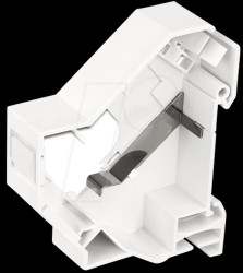 86232 Keystone rail-mounting bracket with earth connection