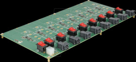 61073 M.2 Test Board for 8 x M.2 NVMe Key M SSD with SFF-8643 connecto