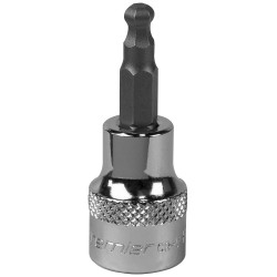 Sealey SBBH003 Ball-End Hex Socket Bit 5mm 3/8&quot;Sq Drive
