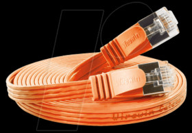 PKW-STP-SLIM-KAT6 0.5 OR Cat.6 SLIM patch cable, STP(PIMF), 0,5 m, orange