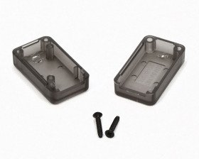 Obudowa ABS szerokość zew. 20 mm długość zew. 35 mm wys. zew. 15,5 mm Hammond IP54 Półprzezroczysty przydymiony