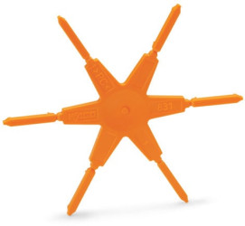 Wspornik Uchwyt styków kodujących 831 WAGO Wstawienie w listwie podstawowej