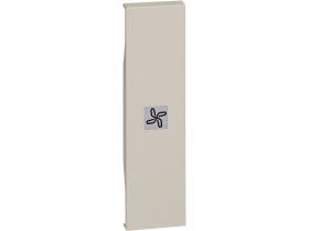 LIVING NOW Klawisz z okienkiem podświetlenia "wentylacja" - 1 moduł - piaskowy beż KM01RN LEGRAND