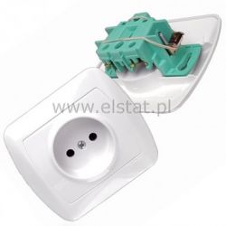 Gniazdo pojedyńcze podtynkowe ( bez uziem.) SIMON