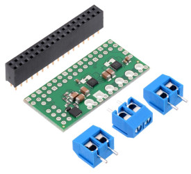 Pololu Dual MAX14870 Motor Driver for Raspberry Pi (Partial Kit)