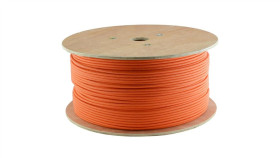 Kabel Ftp Kat.7 S/Ftp 4X2x0,57 Pomarańczowy Lsoh Neku 100M