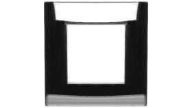 Dante Ramka Pojedyncza Tworzywo Galwanizowane Chrom 457081
