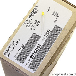 LY3360K LED 3mm Yellow THT OSRAM