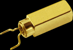 MS3V-T1R 32,768KHZ 12,5PF Quartz oscillator, metal housing, 1.4 x 1.4 x 5 mm, 12.5 pF