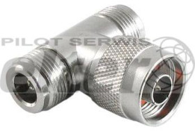 Wtyk N - dwa Gniazda N - trójnik N