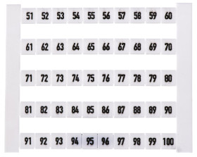 Marker Znacznik do zacisków DEK Weidmuller