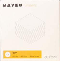 MFA180100AA 3D Printing, Form Sheets 0.5mm 30 pack