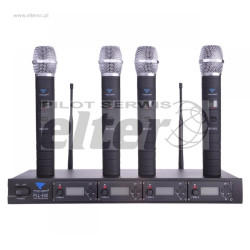 Mikrofon bezprzewodowy PLL400UHF 4kanaĹ‚y do rÄ™ki