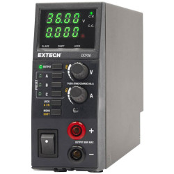 Extech DCP36 Bench PSU Adjustable Voltage 0.5-36V 5A 80W Compact Design