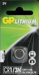 070CR1/3NC1 GP Photo, 3 V, 11.6x10.8 mm