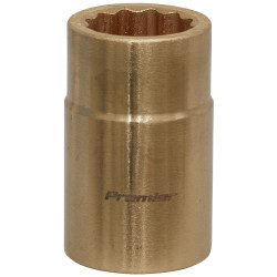 Sealey NS049 Socket 16mm 1/2&quot;Sq Drive - Non-Sparking WallDrive&#xAE;