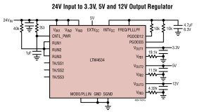 Triple Output 5A/5A/4A Step-Down DC/DC μModule (Power Module) Regulator