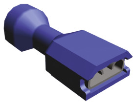 Konektor płaski Żeński 6.35 x 0.81mm długość 0.935cal Izolacja: Izolowane Cyna