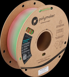 PA17011 Filament, Polymaker HT-PLA, Gradient Rainbow, 1.75 mm, 1 kg