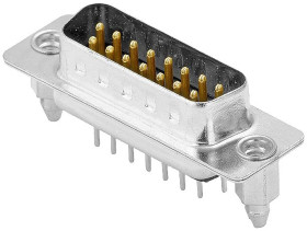 Weidmüller D-SUB M6.3 T15VU 3.2B4 TY BK 2707180000 Złącze męskie D-Sub 0 °, 180 ° Ilość styków: 15 lutowane 70 szt.