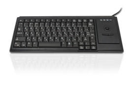 Klawiatura kulkowa przewodowa, kolor: Czarny, USB, QWERTY (cyrylica), Ceratech