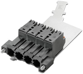 Weidmüller 2632770000 Obudowa złącza pin męskiego na kabel SLF 7.62HP/04/180FSH200 SN BK BX, 42 szt.