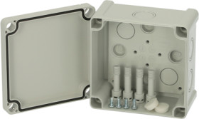 ABS enclosure, (L x W x H) 65 x 110 x 100 mm, gray, IP65, 5814021