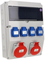 Rozdzielnica 5x32A 5x16A 4x3x16A INA=32A IP54 SB-129206-S0060-54