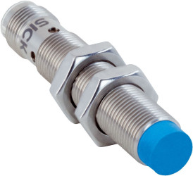 Czujnik zbliżeniowy M12 Indukcyjny 8 mm SICK Niewpuszczany 10 → 30 V prądu stałego długość 65mm Gwintowany